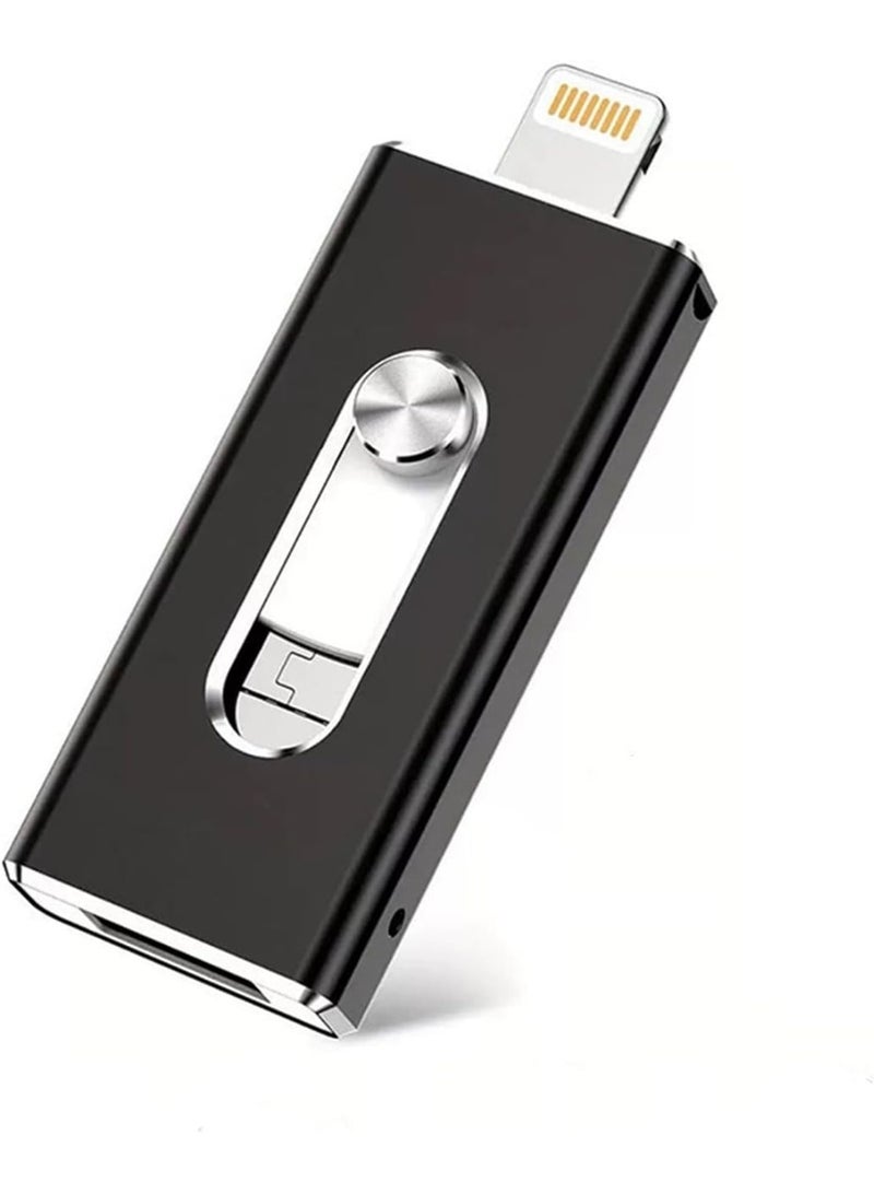 INSIJAM 1TB USB 3.0 Flash Drive with Type-C Adapter OTG for Phone Android iPhone 4-in-1 High-Speed Photo Video Storage for PC Mac Smartphone 1TB Thumb Drive - Image 1